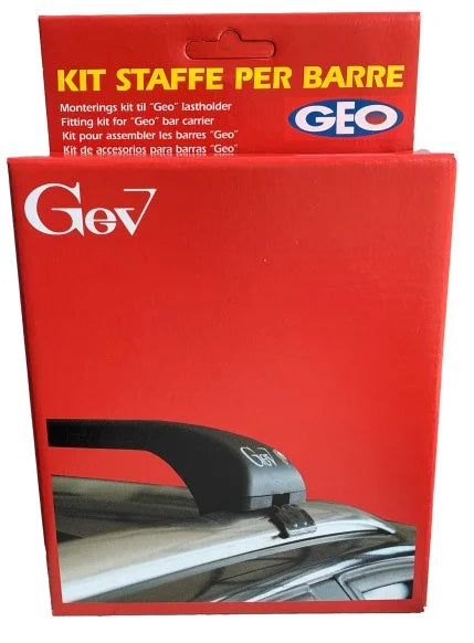 Kit Geo - Staffe barre portatutto - Compatibilità in descrizione
