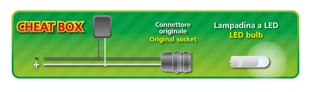 Cheat-Box kit per lampadine a Led, 12V - 58 OHM - 3 W - 0,21 A