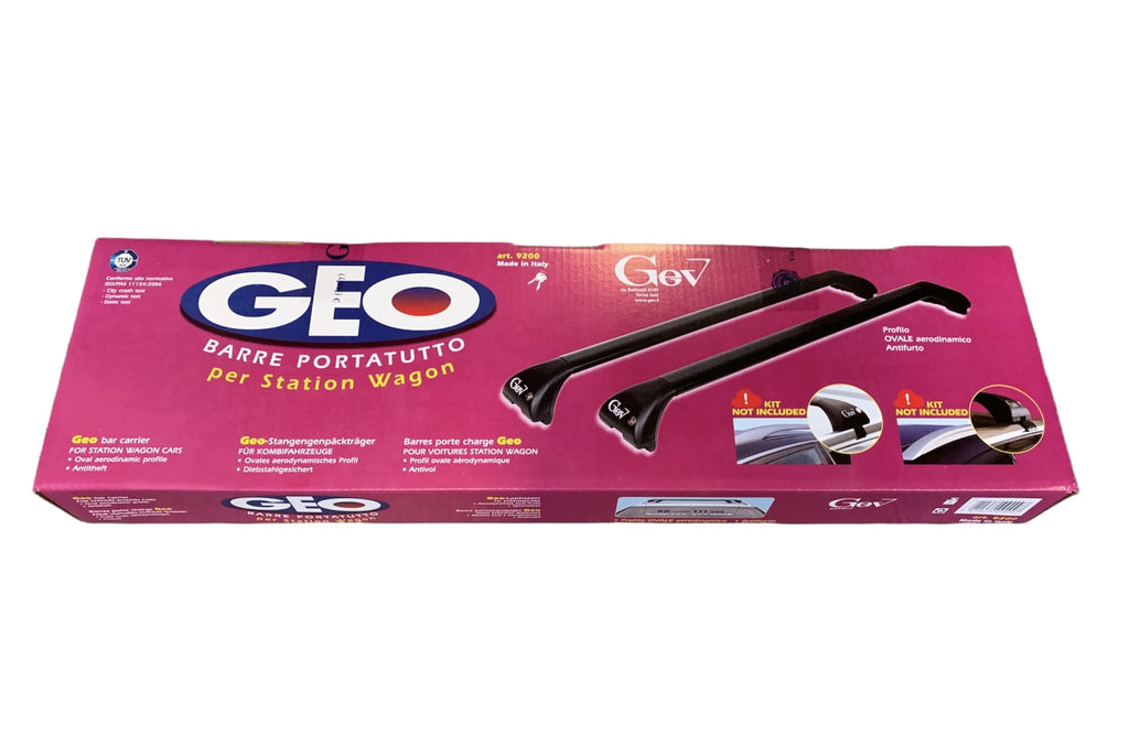 Barre portatutto auto Geo - Attacchi Esclusi - Compatibilità in descrizione