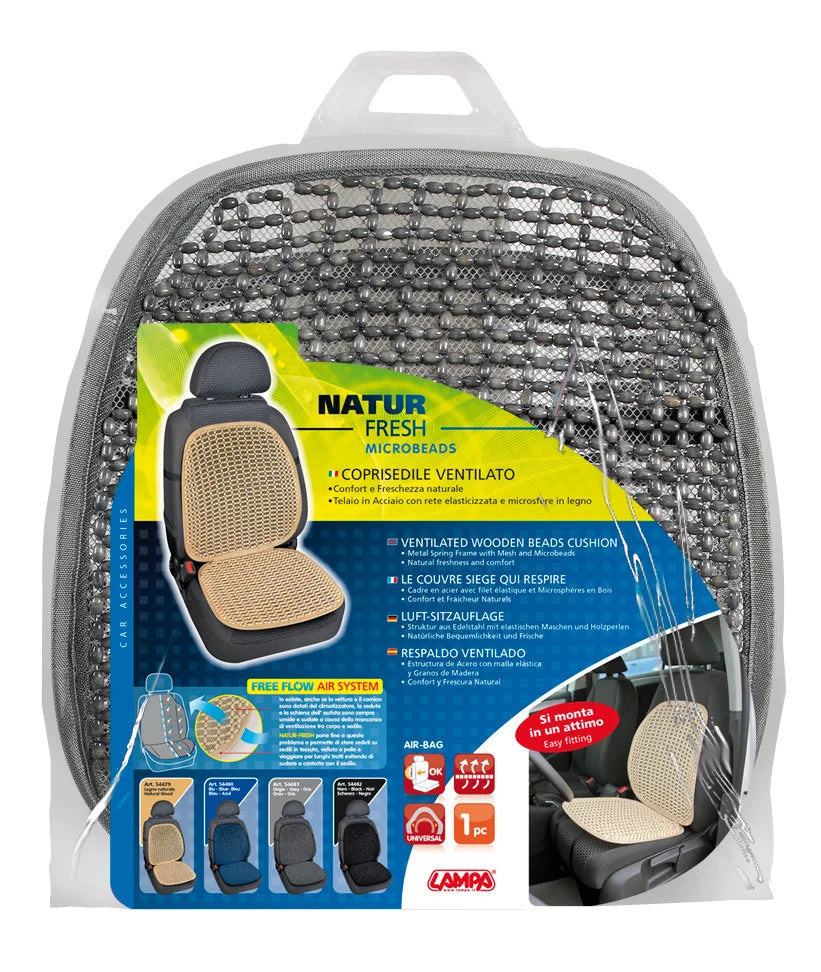 Natur-Fresh, schienale ventilato - Grigio