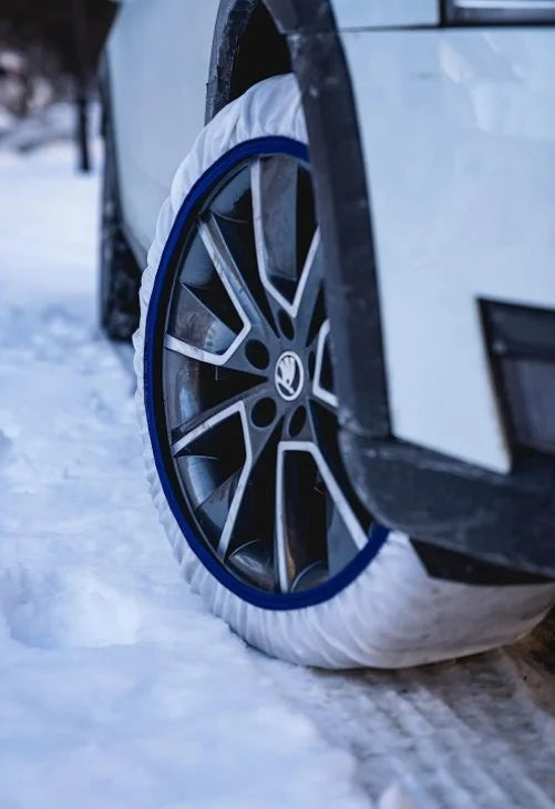 Calze da neve Gev S - Made in Europa - Facili da installare - Con 2 calze