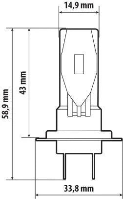 12V Halo Led Alien Series Quick-Fit - (H7/H18) - 25W - PX26d / PY26d-1 - 1 pz  - Scatola