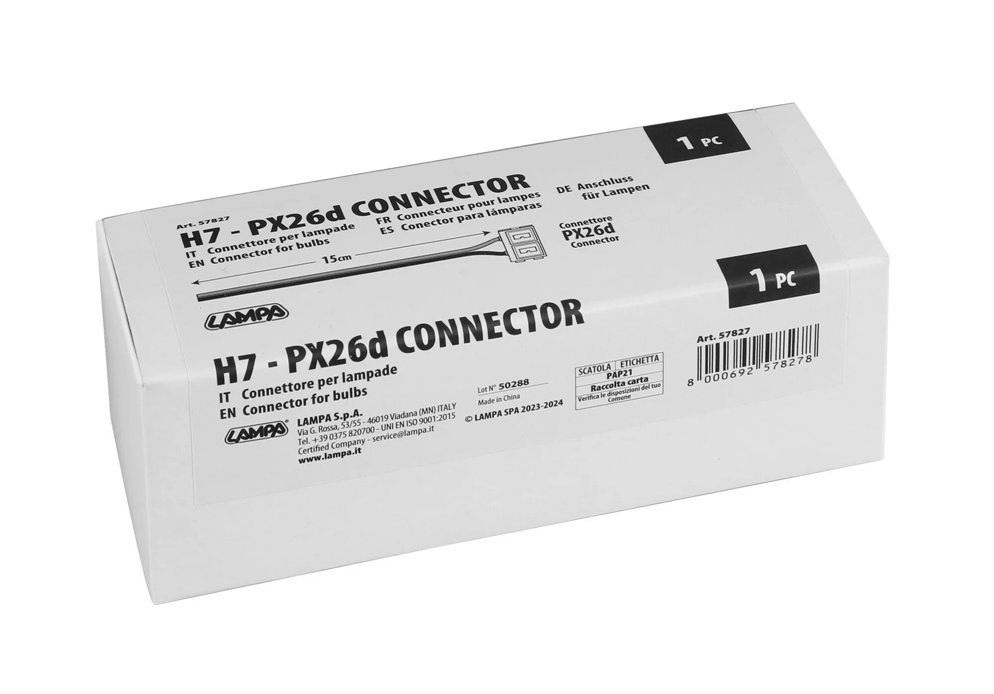 Connettore per lampade - H7 - PX26d