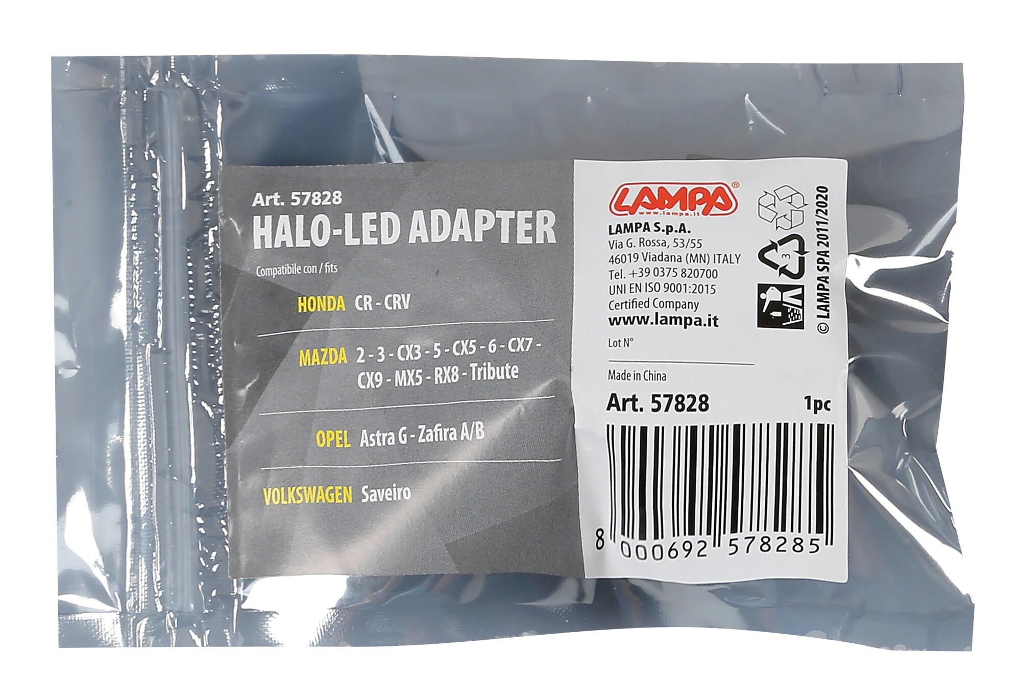 Halo Led - Adattatore lampada (1 pz) - Honda, Mazda, Opel