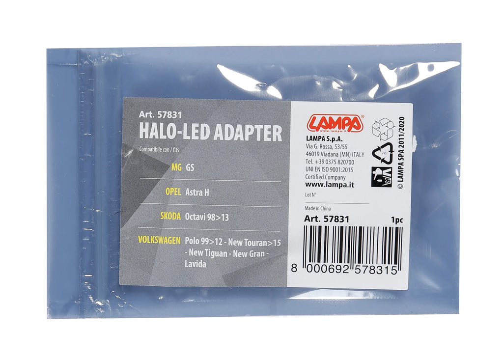 Halo Led - Adattatore lampada (1 pz) - Opel, Skoda, Volkswagen
