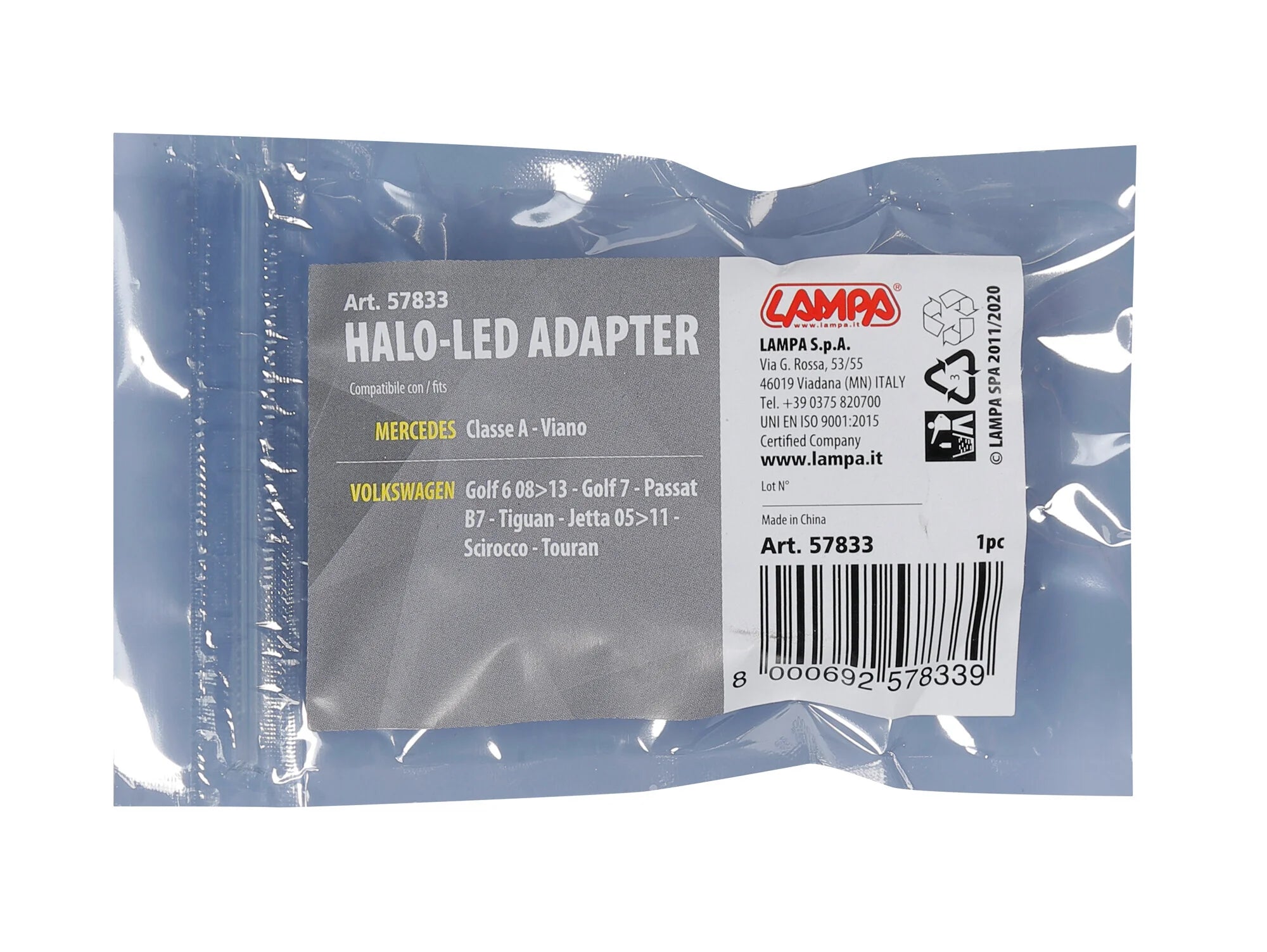 Halo Led - Adattatore lampada (1 pz) - Mercedes, Volkswagen