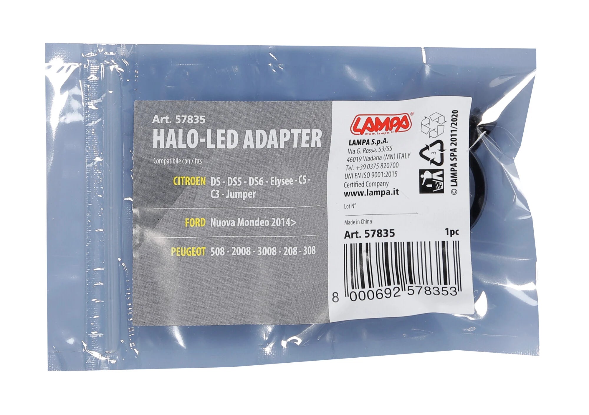 Halo Led - Adattatore lampada (1 pz) - Citroen, Ford, Peugeot