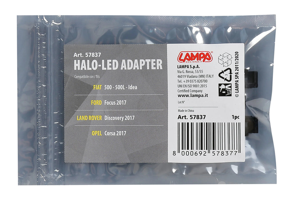 Halo Led - Adattatore lampada (1 pz) - Fiat, Ford, Land Rover, Opel