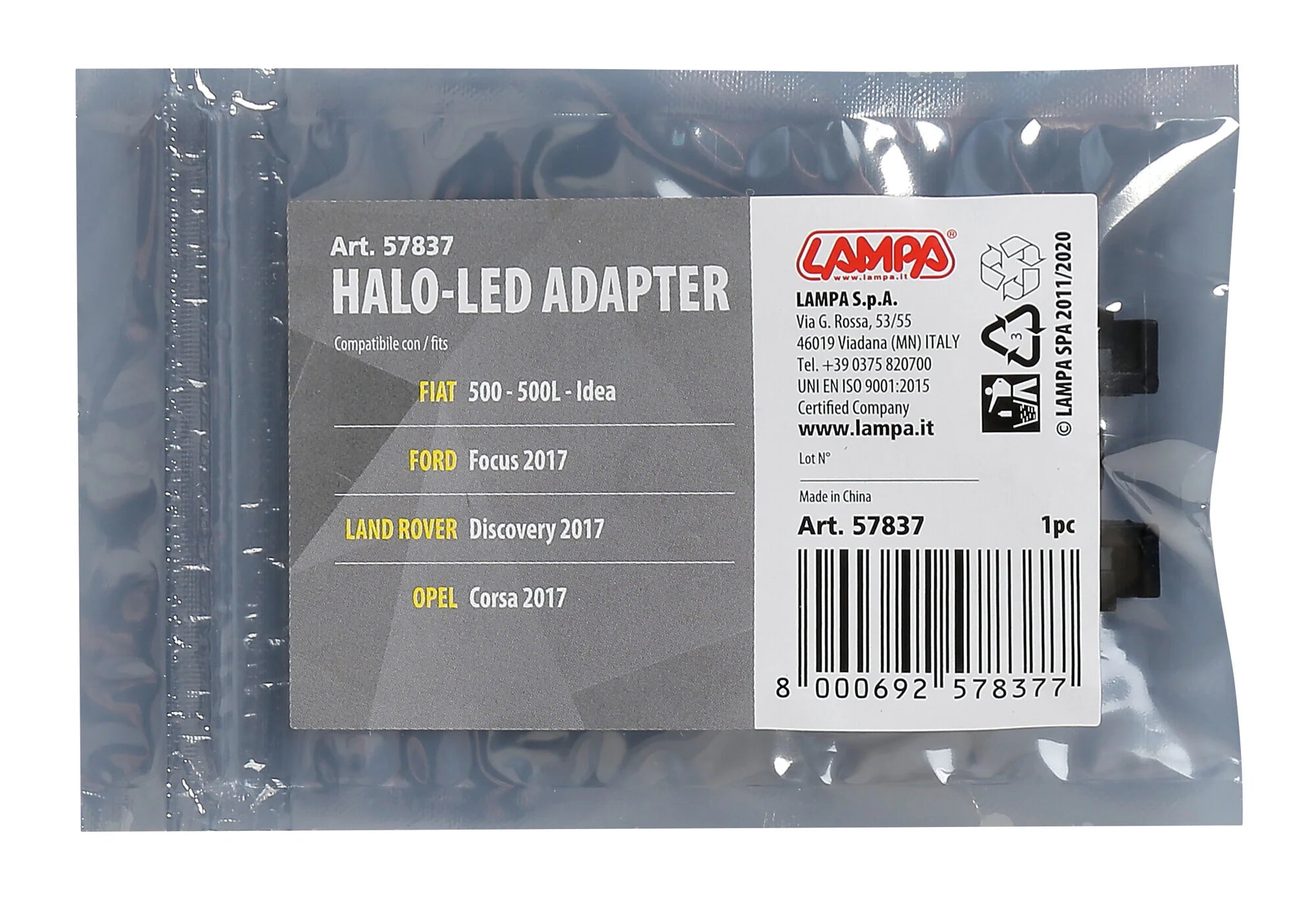 Halo Led - Adattatore lampada (1 pz) - Fiat, Ford, Land Rover, Opel