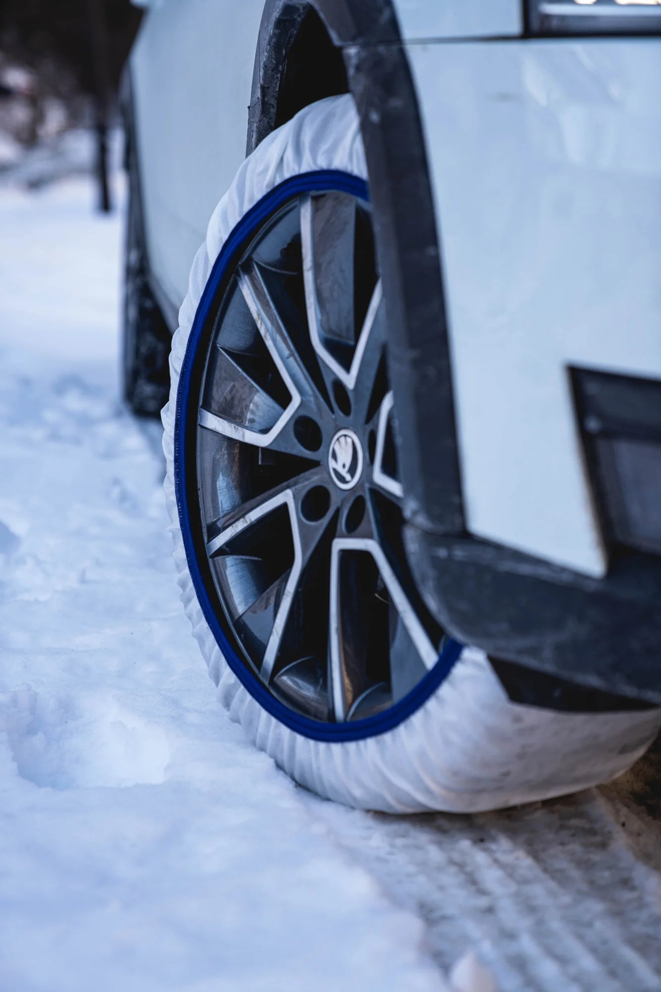 Calze da neve Gev XL - Made in Europa - Facili da installare - Con 2 calze