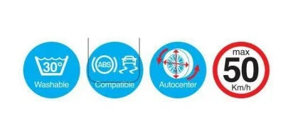 Calze da neve Gev XL - Made in Europa - Facili da installare - Con 2 calze