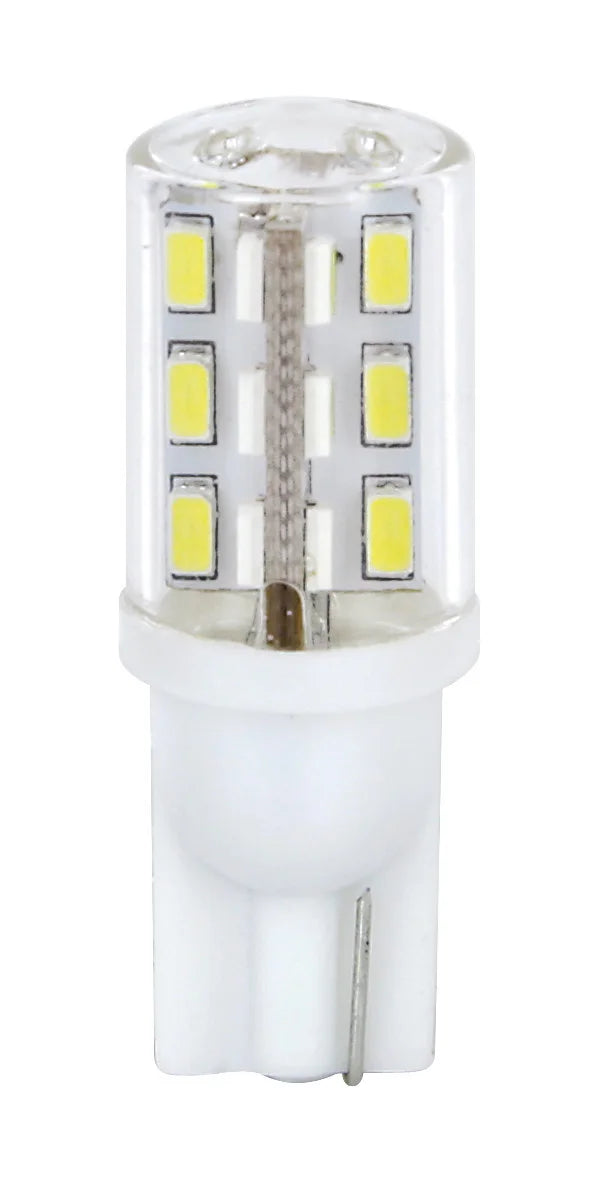 10/30V Mega-Led 24 - 24 SMD x 1 chip - (T10) - W2,1x9,5d - 2 pz  - D/Blister - Bianco