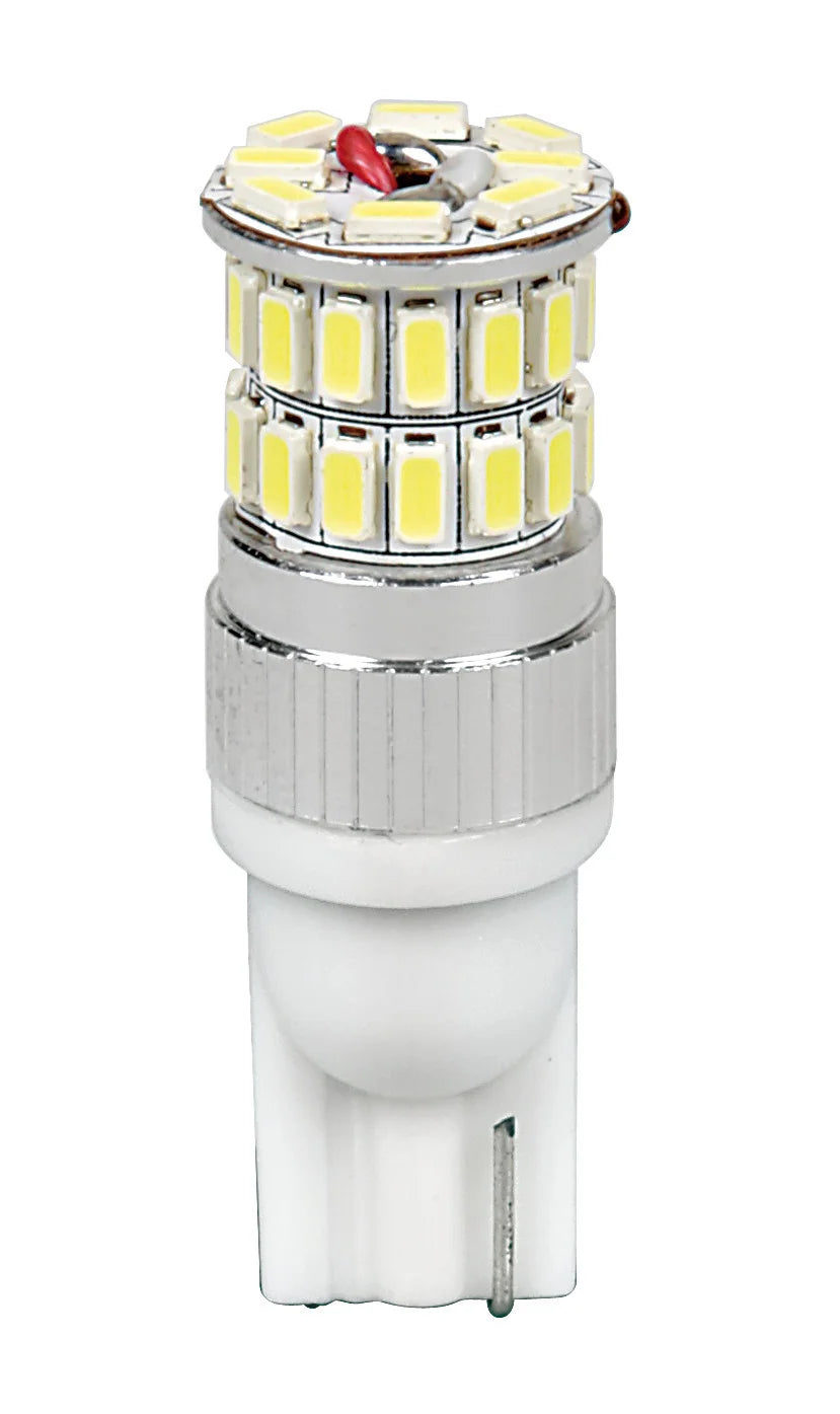 12/16V Mega-Led 36 - 36 SMD x 1 chip - (T10) - W2,1x9,5d - 2 pz  - D/Blister - Bianco - Doppia polarità