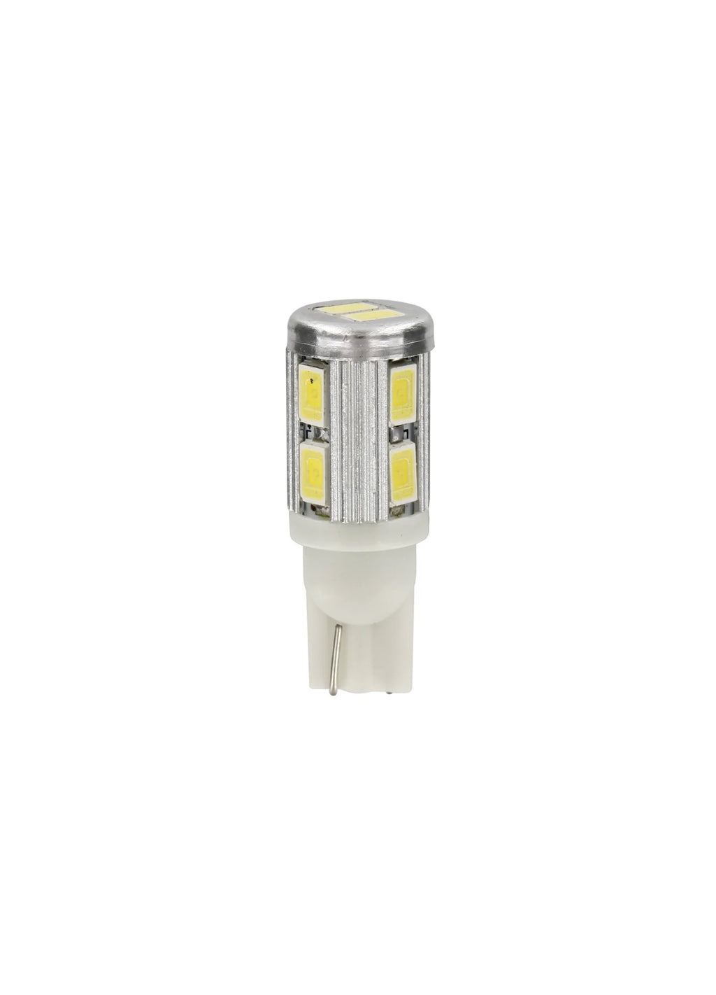 10/30V Mega-Led 10 - 10 SMD x 1 chip - (T10) - W2,1x9,5d - 2 pz  - Scatola - Bianco - Doppia polarità - Resistenza incorporata
