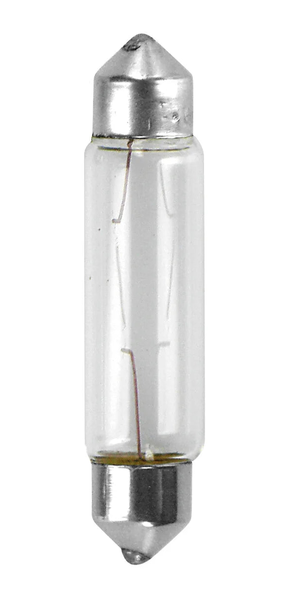 24V Lampada siluro - 11x43 mm - 18W - SV8,5-8 - 2 pz  - D/Blister