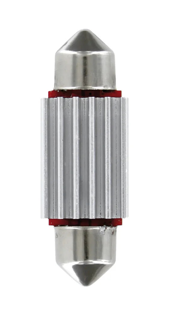 10/30V Led Series - 12 SMD x 1 chip - (C5W) - 12x36 mm - SV8,5-8 - 1 pz  - Scatola - Bianco - Doppia polarità - Resistenza incorporata