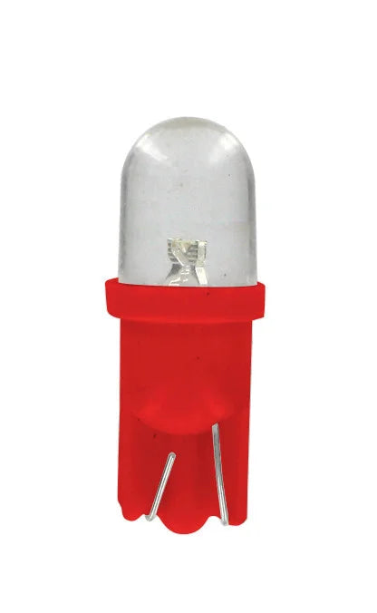 12V Colour-Led, lampada 1 Led - (T10) - W2,1x9,5d - 2 pz  - D/Blister - Arancio