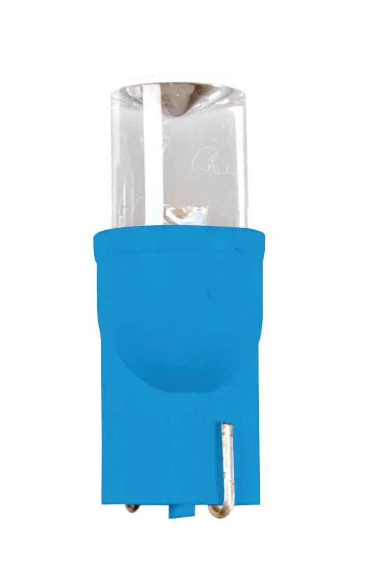 12V Colour-Led Wide, lampada 1 Led - (T10) - W2,1x9,5d - 2 pz  - Scatola - Blu
