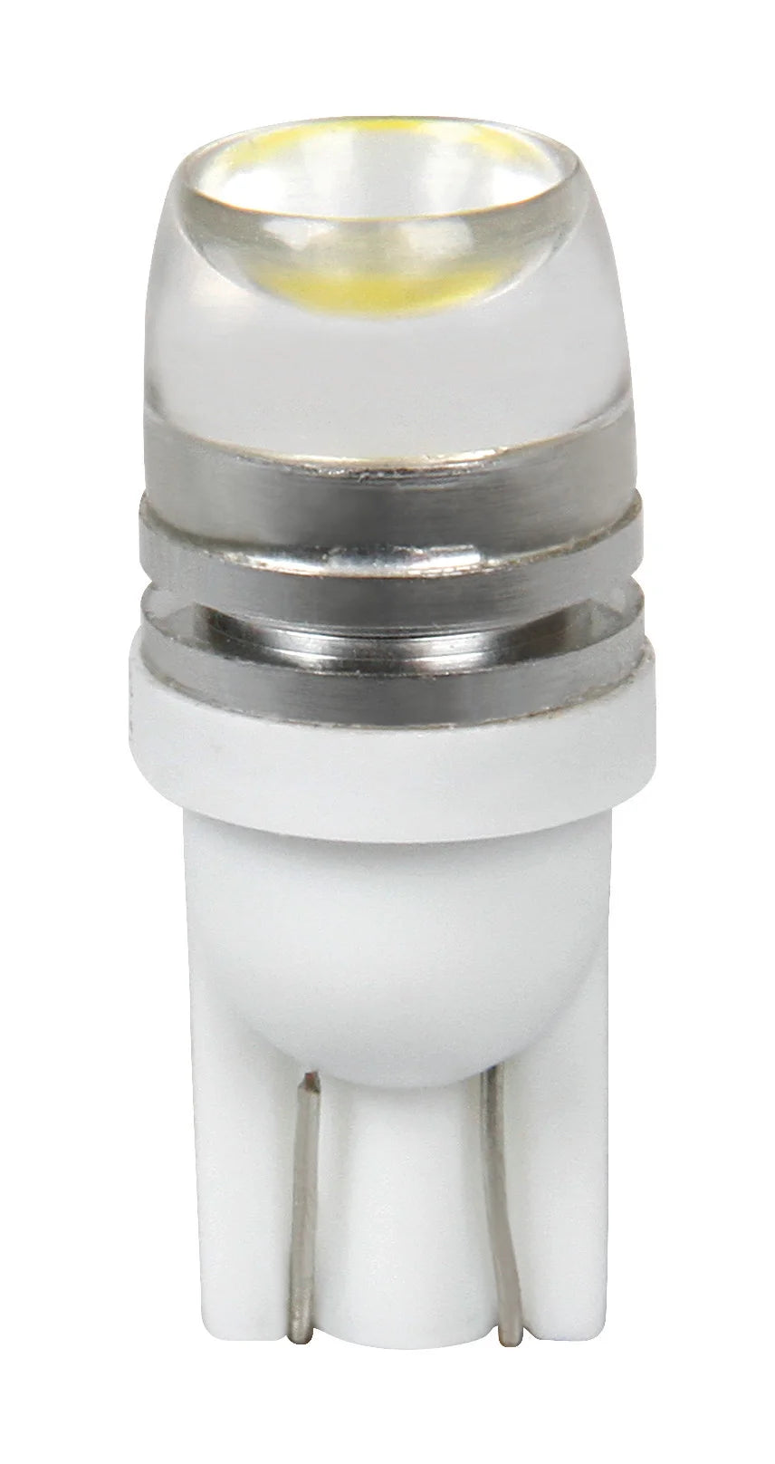 12V Hyper-Led 2 - 1 SMD x 2 chips - (T10) - 1W - W2,1x9,5d - 2 pz  - Scatola - Bianco - Doppia polarità