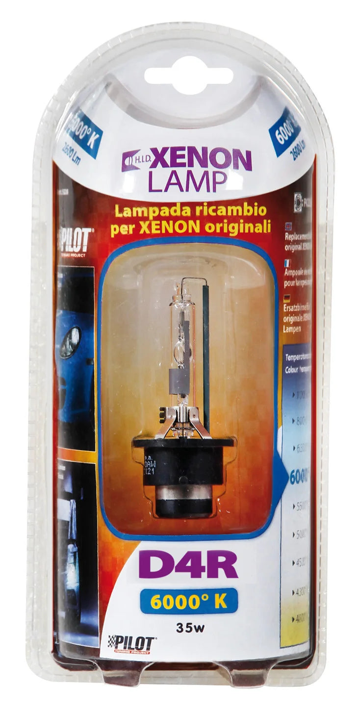 Lampada HID Xenon 6.000°K - D4R - 35W - P32d-6 - 1 pz  - D/Blister