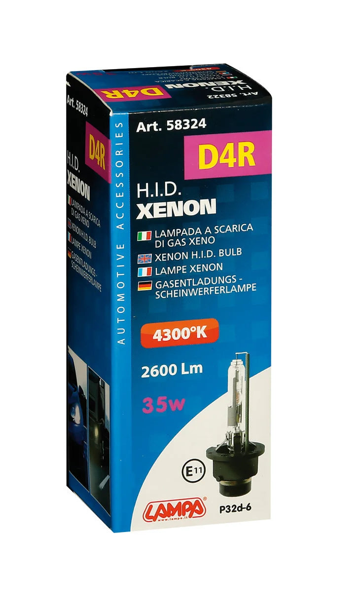 Lampada HID Xenon 4.300°K - D4R - 35W - P32d-6 - 1 pz  - Scatola