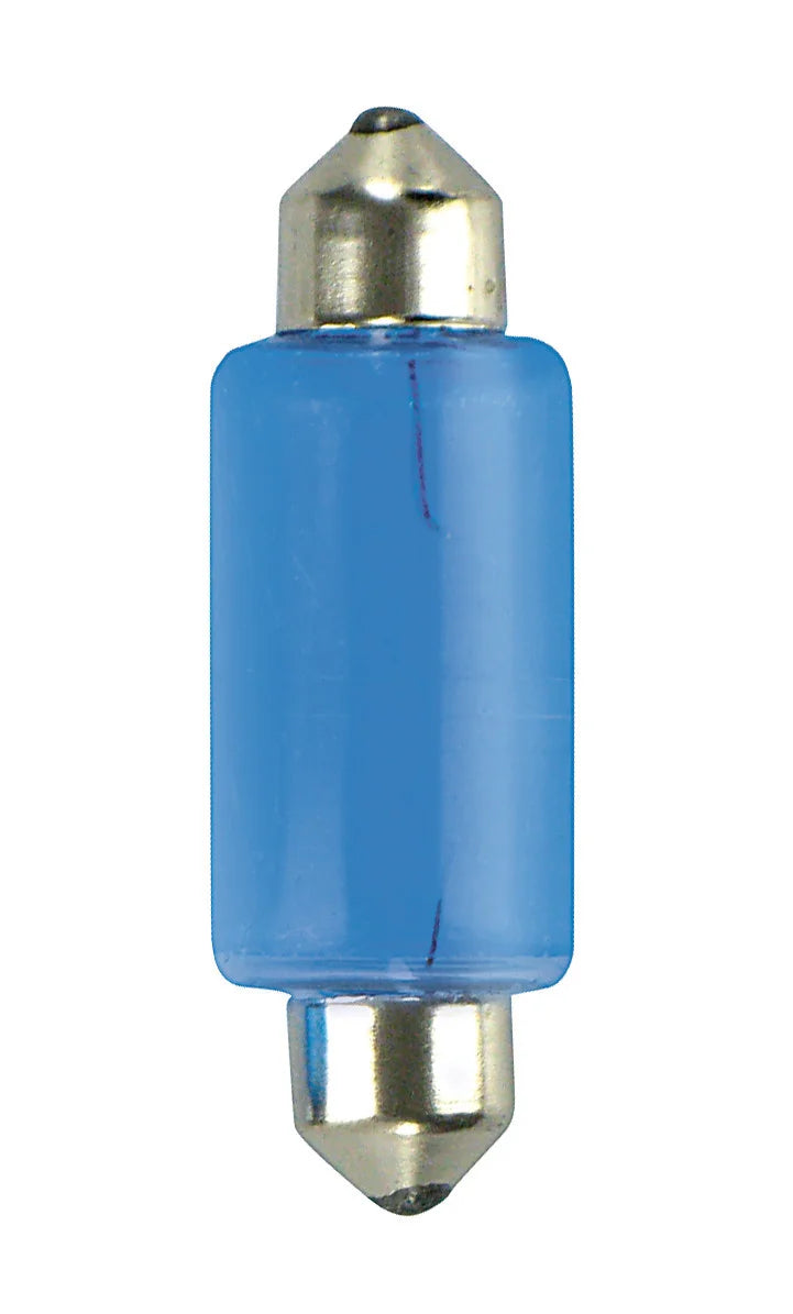 12V Lampada siluro Blu-Xe - 15x41 mm - 18W - SV8,5-8 - 2 pz  - D/Blister