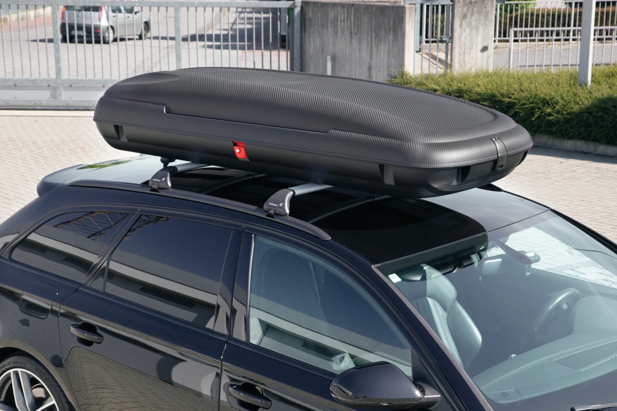 Gran-Pree, box tetto in polipropilene, 480 litri - Nero Carbon