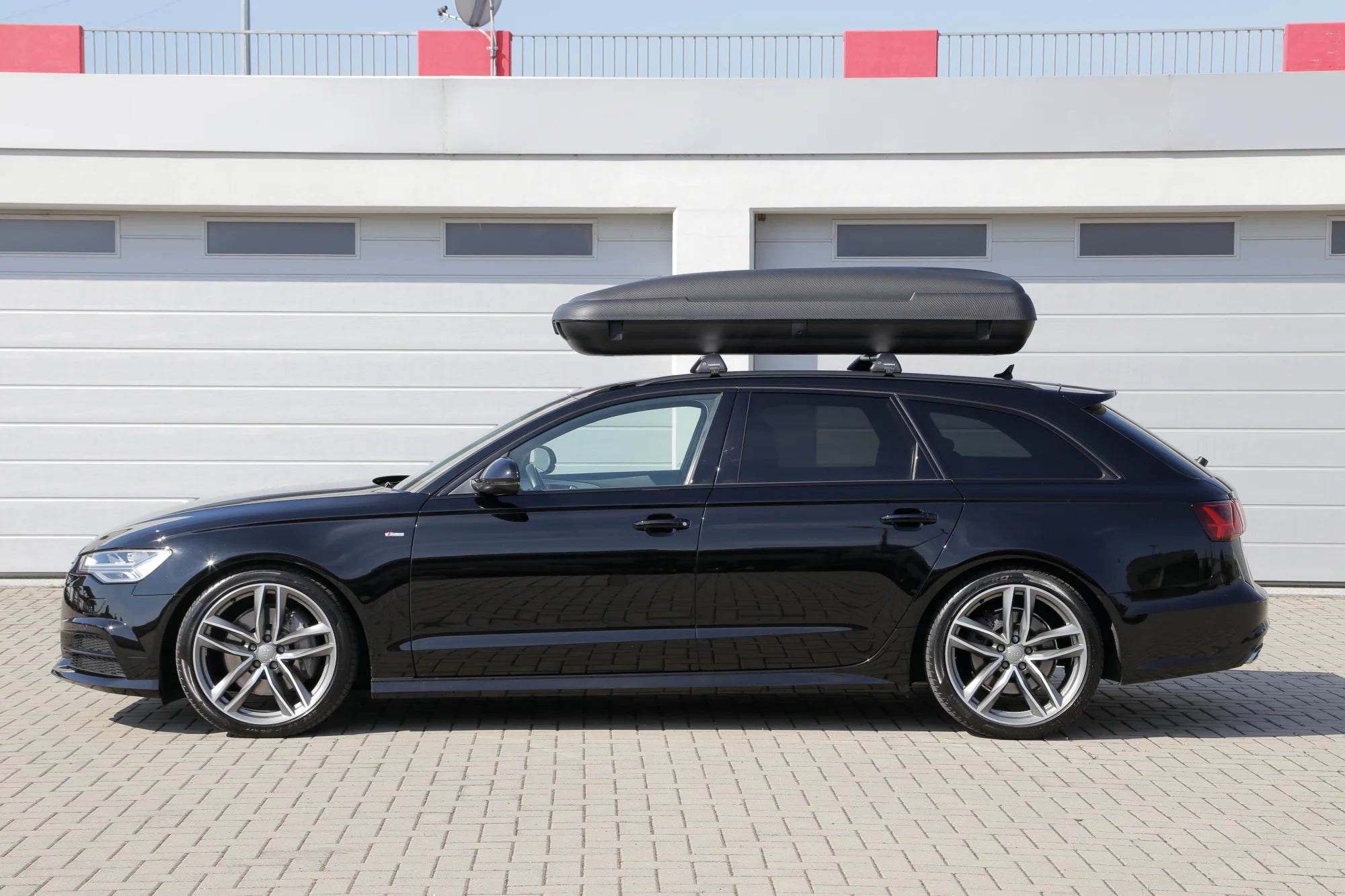 Gran-Pree, box tetto in polipropilene, 480 litri - Nero Carbon