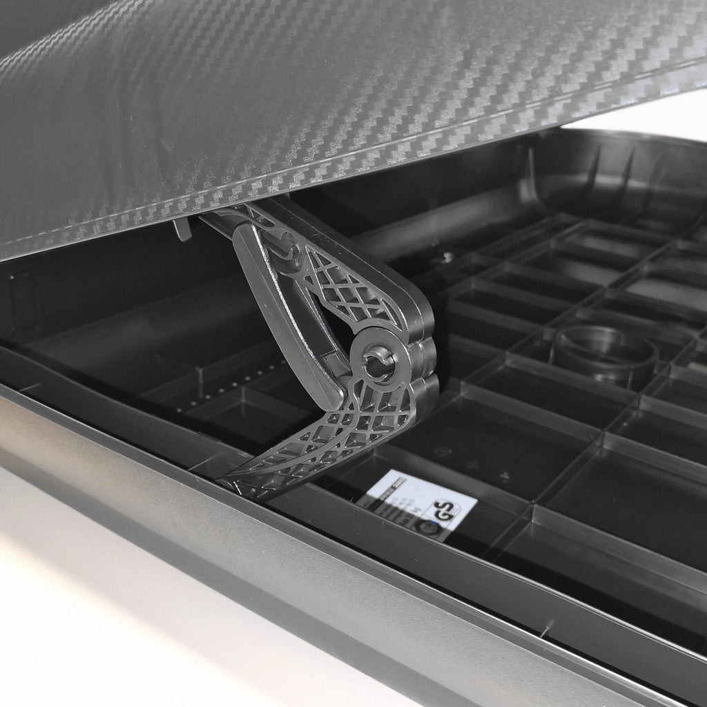 Gran-Pree, box tetto in polipropilene, 400 litri - Nero Carbon