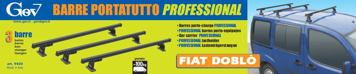 Barre portatutto furgone per Fiat Doblò