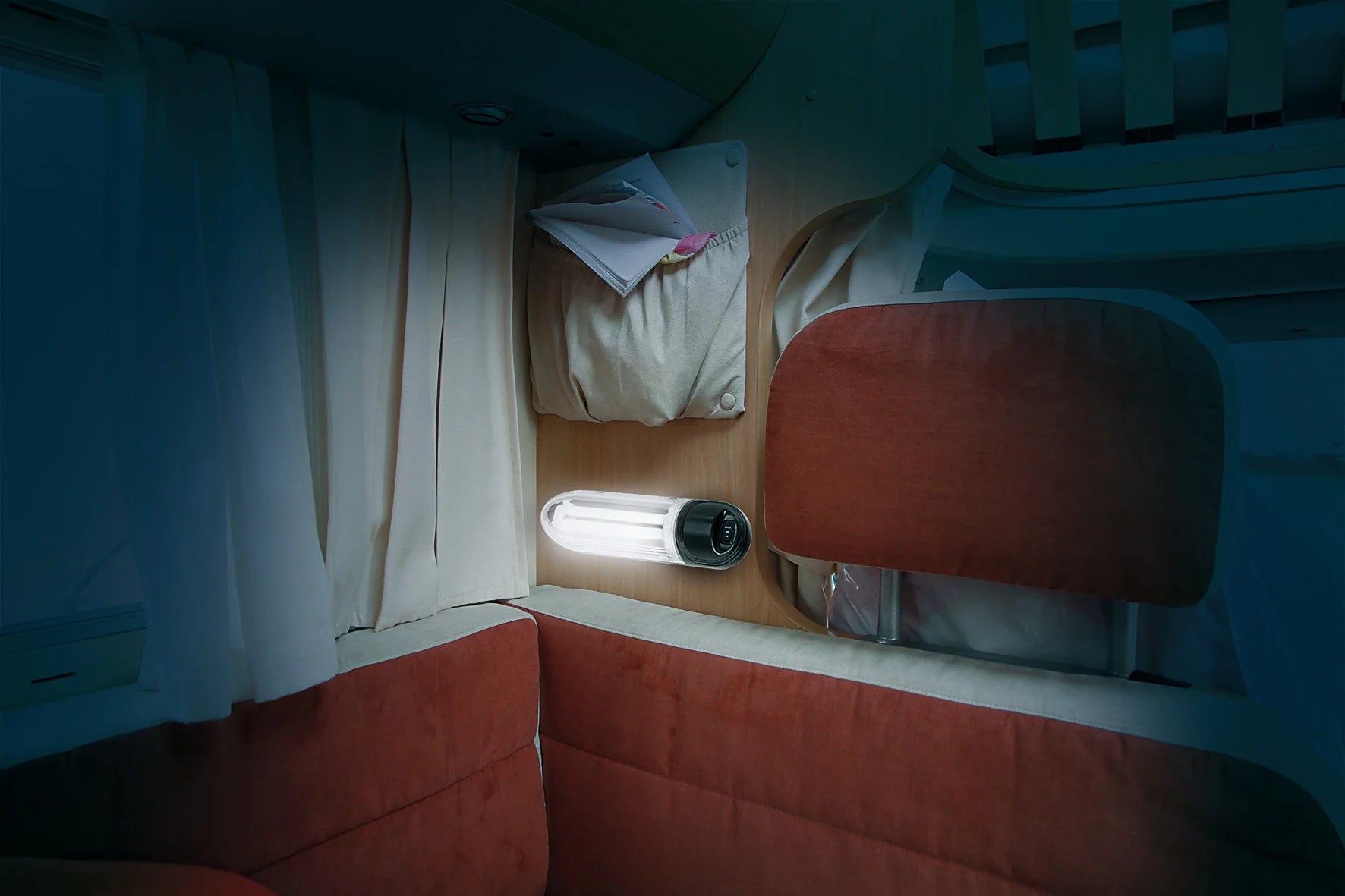 Compact, lampada fluorescente, 12V