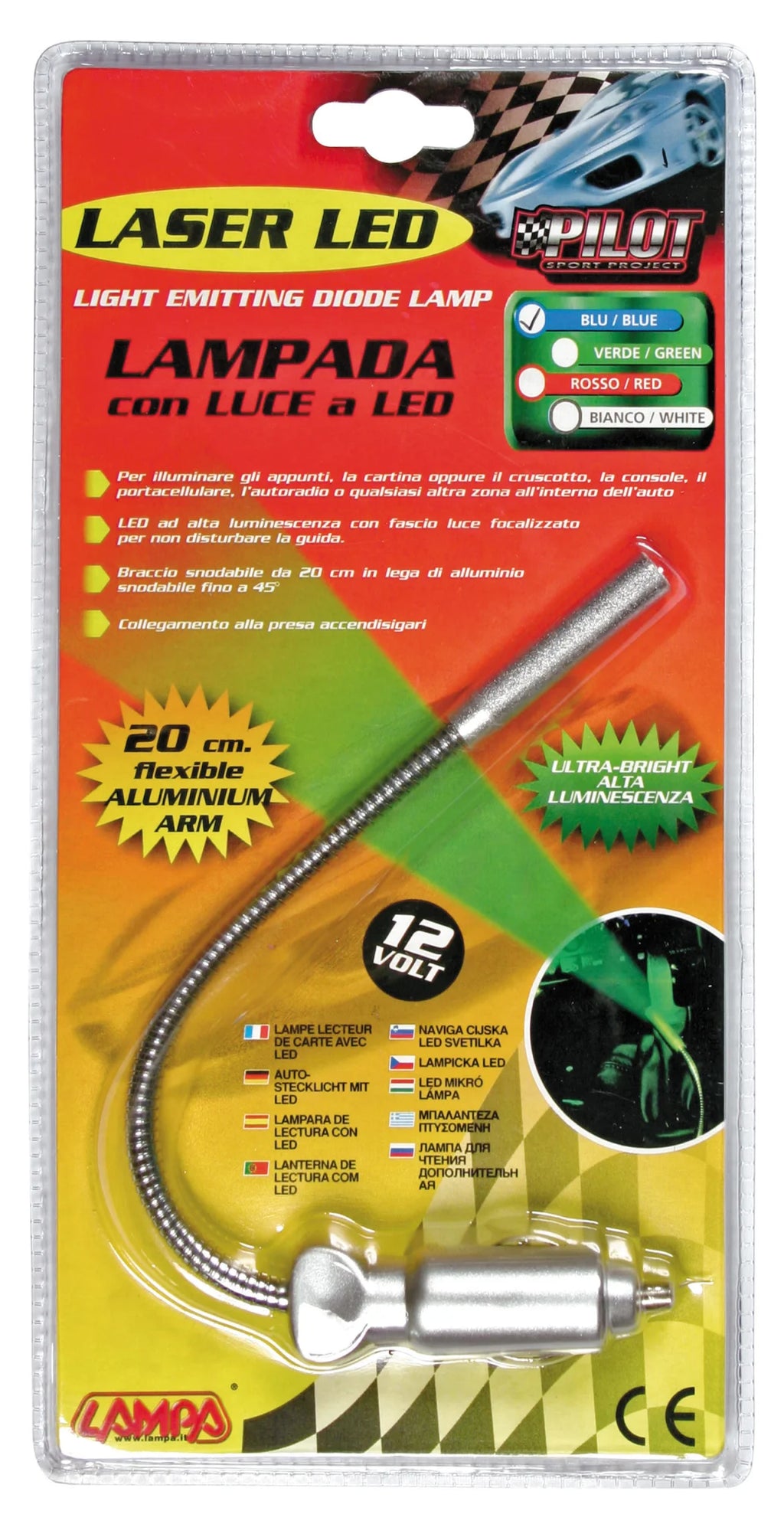 Laser Led, lampada led 12V - Blu