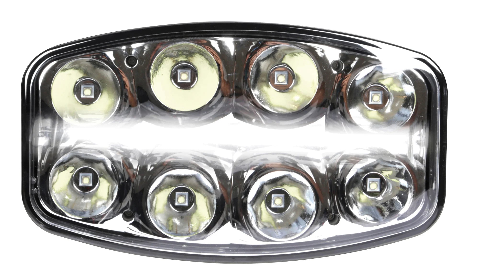 Pluton Nova, faro di profondità LED con luce di posizione - 12/24V - 245x140 mm