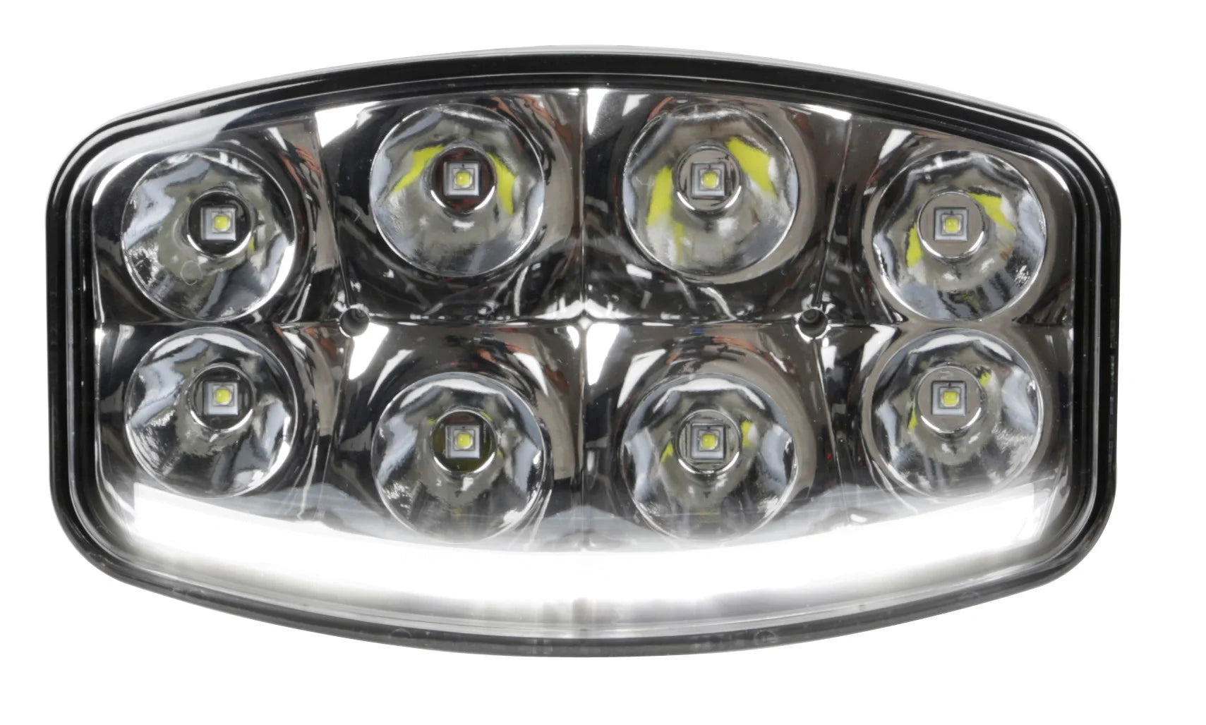 Pluton Nix, faro di profondità LED con luce di posizione - 12/24V - 245x140 mm