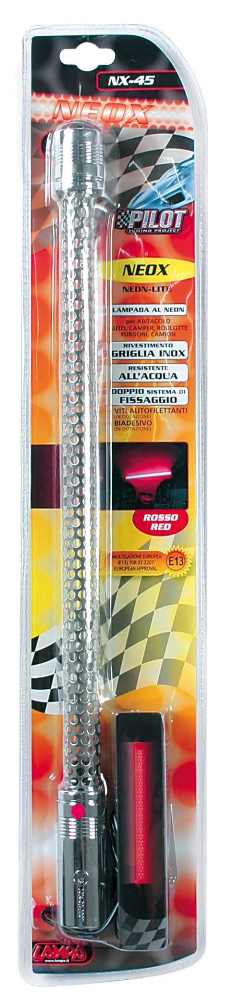 Neox lampada neon, 12V - 45 cm - Rosso