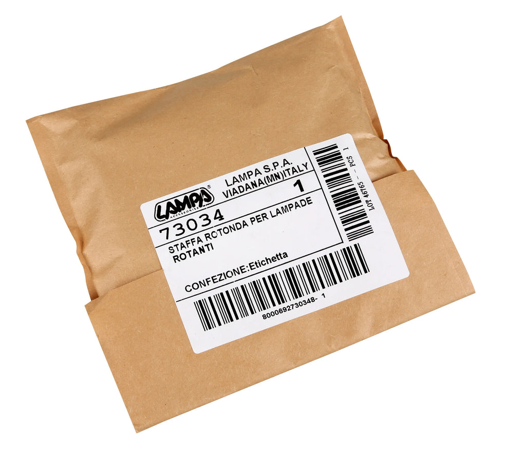 Staffa rotonda per lampade rotanti - Ø 145 mm