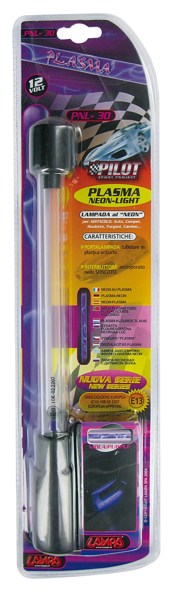 PNL25, Plasma Neon-Light 12V - 25 cm - Viola