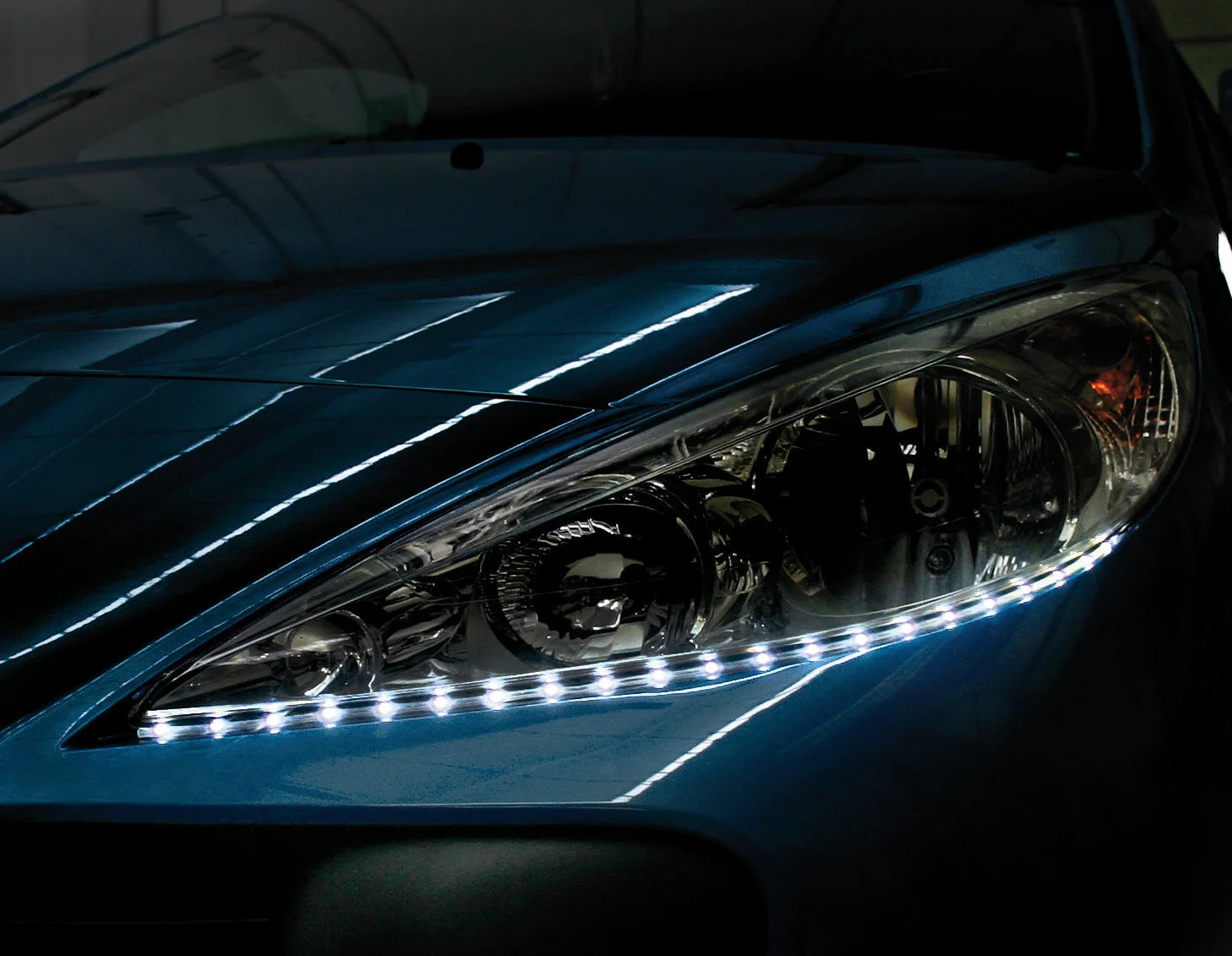 Flex Strip, 12V - 21 Led - 2x50 cm - Bianco