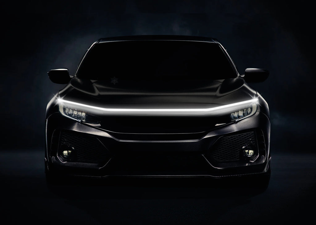 Striscia sottocofano a Led bianchi  - 120 cm - 12V