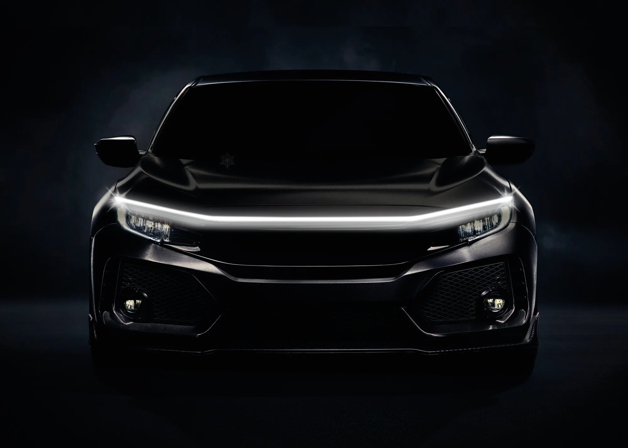 Striscia sottocofano a Led bianchi  - 120 cm - 12V