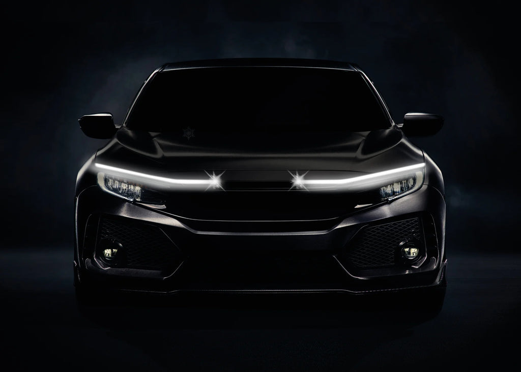 Striscia sottocofano a Led bianchi  - 120 cm - 12V