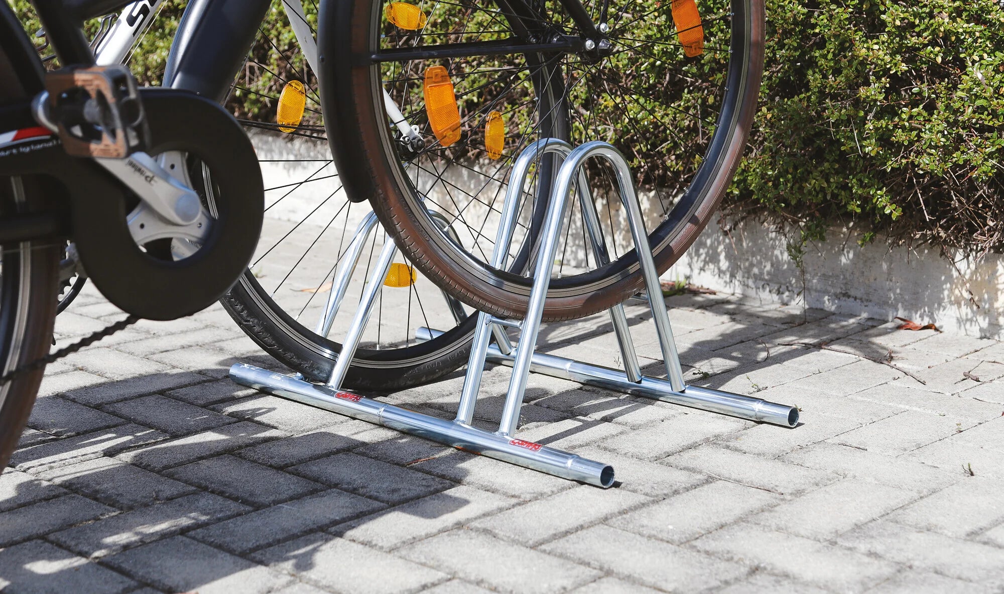 Rastrelliera portabici modulare a 1 posto, tipo alto, ingresso ruota 6 cm