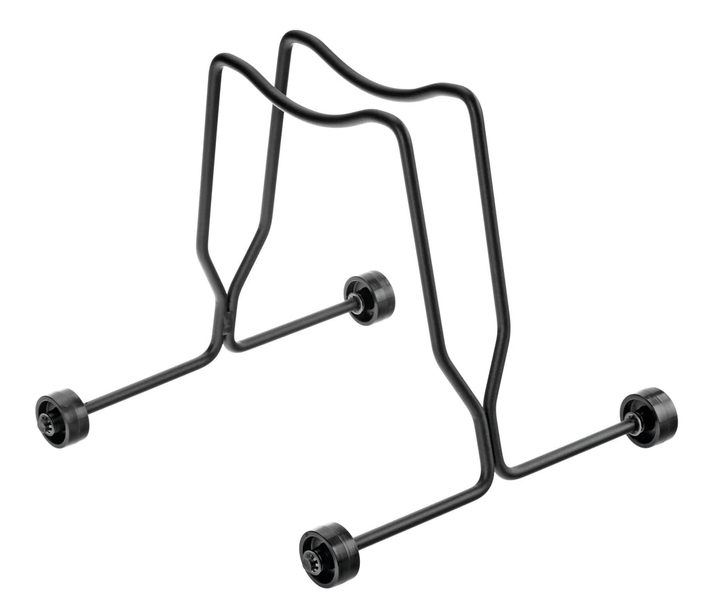 Stand portabici con rotelle a 1 posto, ingresso ruota 6 cm, compatibile con freni a disco