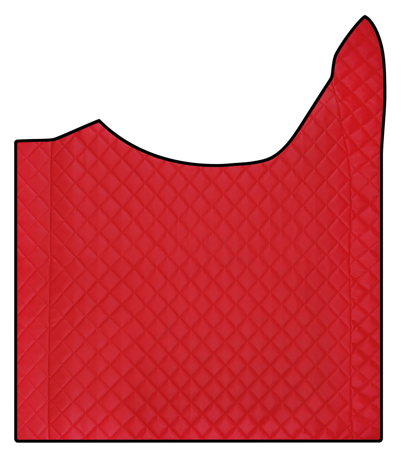 Tappeto centrale in Skeentex - Rosso - compatibile per Daf XG (06/21>)  - Daf XG+ (06/21>)