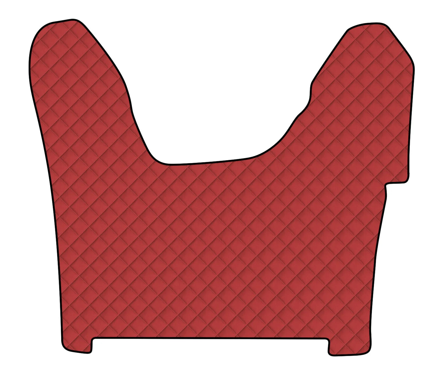 Tappeto centrale in Skeentex - Rosso - compatibile per Iveco S-Way (06/24>)