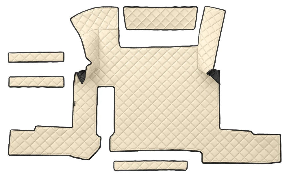 Tappeto centrale in Skeentex - Panna - compatibile per Man TGX (01/17>06/20) automatico, 1 cassetto