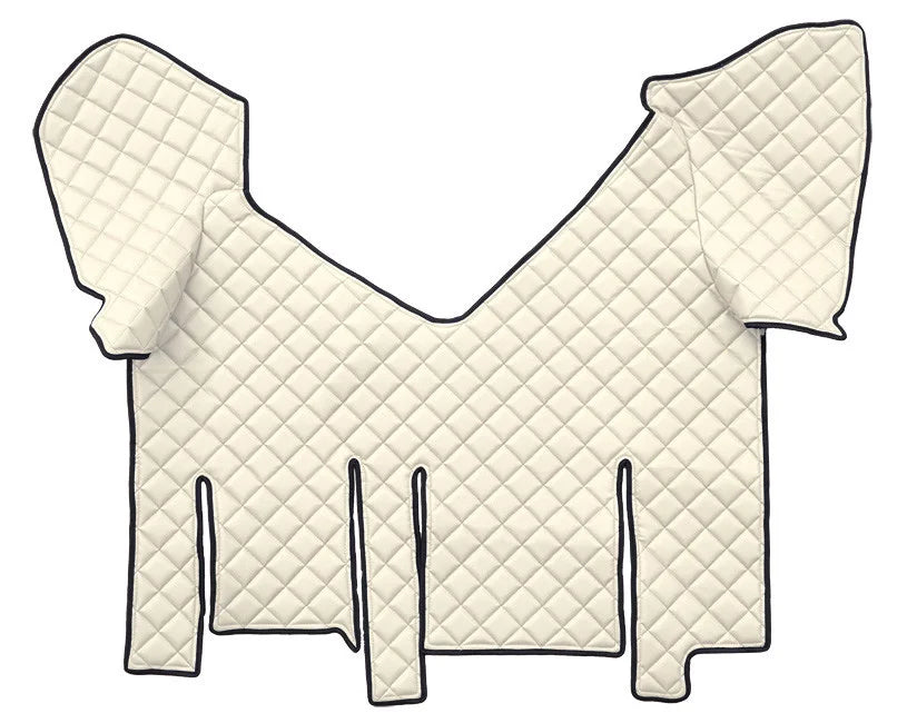 Tappeto centrale in Skeentex - Panna - compatibile per Iveco Stralis (07/12>12/19) automatico, cabina larga, doppio frigo scorrevole - Iveco Stralis XP (09/16>12/19) automatico, cabina larga, doppio frigo scorrevole