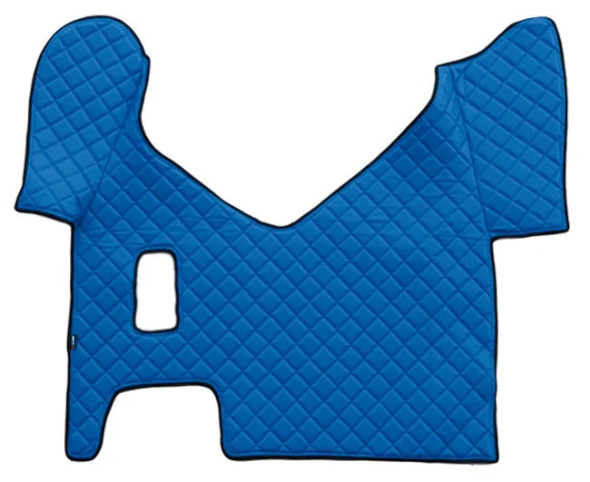 Tappeto centrale in Skeentex - Blu - compatibile per Iveco Stralis (08/02>12/12) manuale, cabina larga - Iveco Stralis (07/12>12/19) manuale, cabina larga - Iveco Stralis Hi-Way (07/12>08/16) manuale, cabina larga
