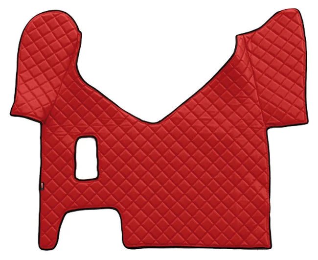 Tappeto centrale in Skeentex - Rosso - compatibile per Iveco Stralis (08/02>12/12) manuale, cabina larga - Iveco Stralis (07/12>12/19) manuale, cabina larga - Iveco Stralis Hi-Way (07/12>08/16) manuale, cabina larga