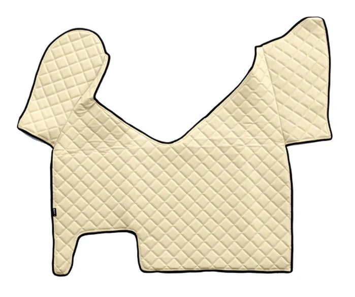 Tappeto centrale in Skeentex - Panna - compatibile per Iveco Stralis (08/02>12/12) automatico, cabina larga - Iveco Stralis (07/12>12/19) automatico, cabina larga - Iveco Stralis Hi-Way (07/12>08/16) automatico, cabina larga - Iveco Stralis XP (09/16>12/1